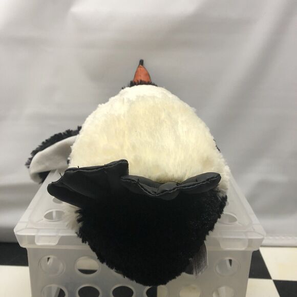 SeaWorld Emperor Penguin Chick 10" Plush Stuffed Animal Faux Leather Beak - Picture 6 of 8